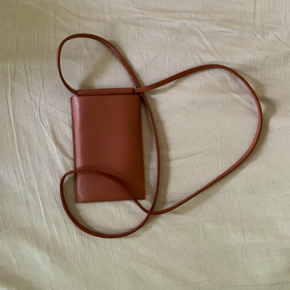 Building Block iPhone Sling Bag Red Orange